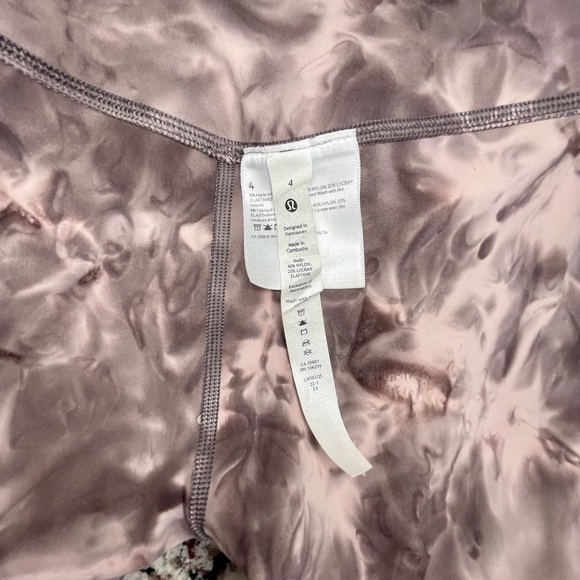 Authentic Lululemon Align HR Pant 28” Diamond Dye Mink Berry  DON8 Size 4 - Picture 4 of 4